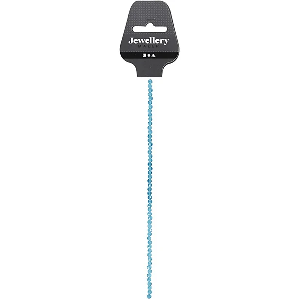 Facetperler, 4 mm, 45 stk